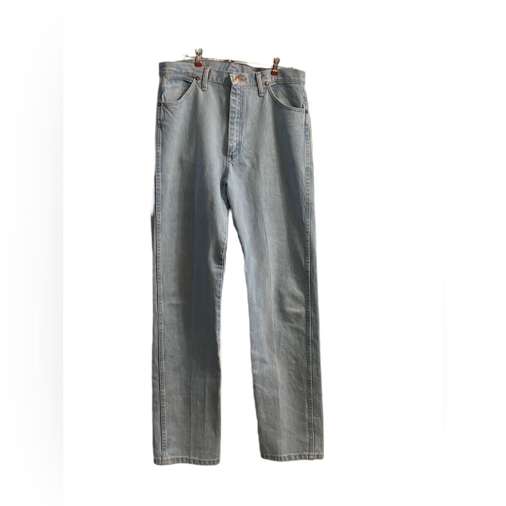 Men’s Wrangler Light Denim Jeans Size 34 X 36